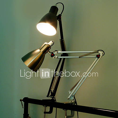 25W Modern ClampOn Lamp Desk Lamp With Metal Shade 689258 2017 39.99