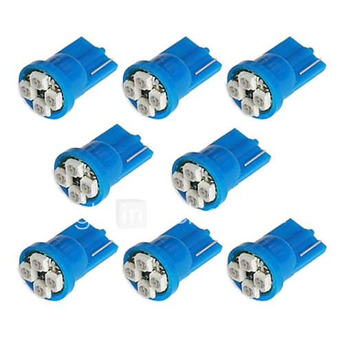 Image de 8x T10 194 168 501 4-SMD 3528 LED ampoule de voiture bleue