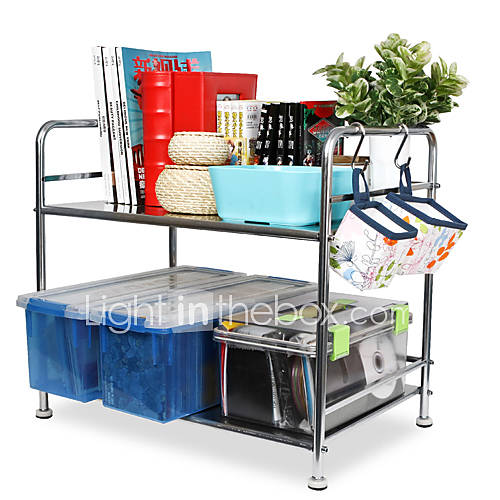 53cm Racks,Silver Stainless Steel Commodity Shelf 826355 2017 59.99