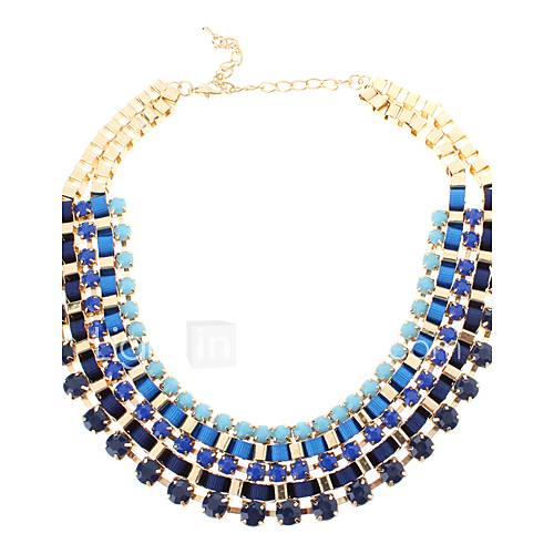 Color Resin C Style Multilayer Necklace(Assorted Color)