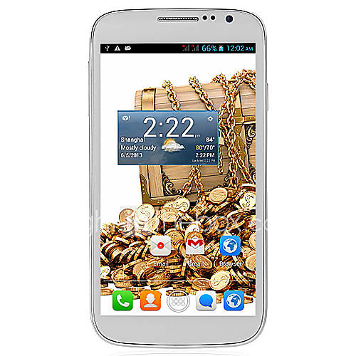 Smartphone Cubot P9 sous Android 4.2 à Ecran Tactile IPS 5 Pouces, CPU Dual Core (Wi-Fi, GPS)