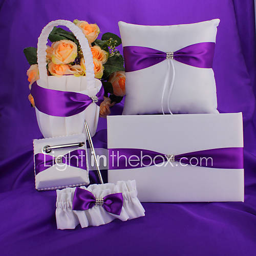 Bow Violet Set Collection de mariage (5 Pieces)