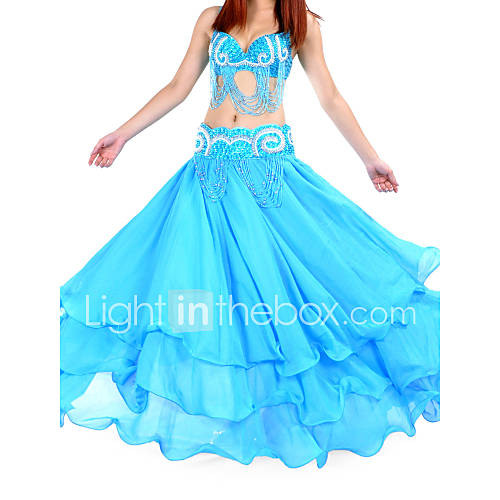 Belly Dance Skirts Women's Training Chiffon Natural 861644 2017 24.99