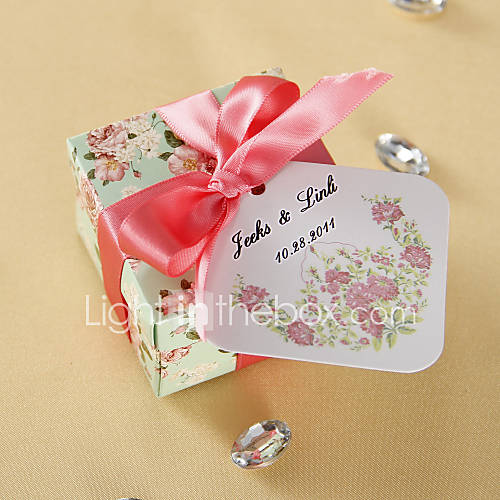 Image de Ã‰tiquettes de faveur personnalisÃ©es - floraison printaniÃ¨re (ensemble de 36)