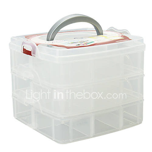 Maquillage Storage Case Holder Box Insert 3 niveau Cabinet