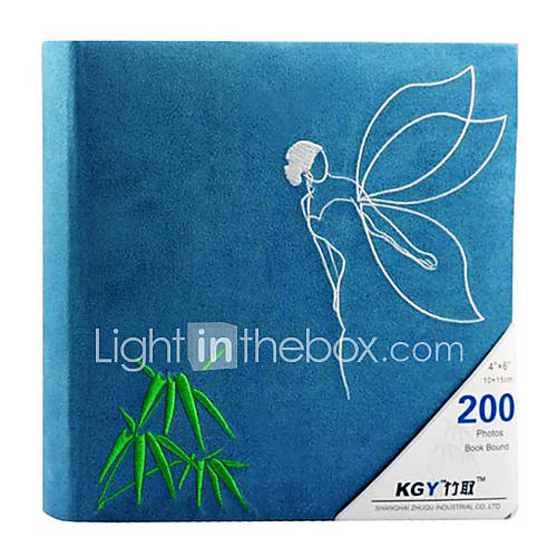 Blue Bamboo Et Fairy Style Knurling Tissu 4 
