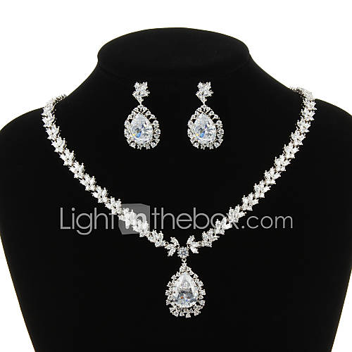 Jewelry Set Women's Anniversary / Wedding / Engagement / Birthday / Gift / Party / Special