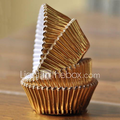Gold Aluminum Foil Cupcake Wrappers Set of 100 946881 2016 8.99