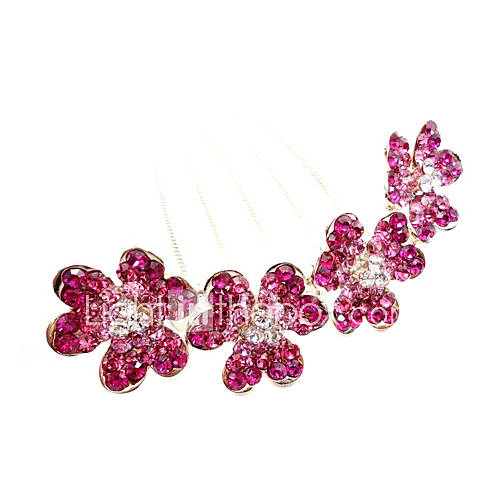 Beautiful Color Alloy Hair Combs For Women(1 Pc)