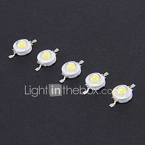 Image de 3W 180-200LM 700mA 6000-6500K blanc froid LED Ã©metteur (3.4-3.8V/5pcs)