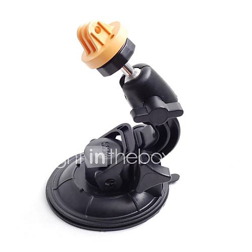 Yellow Universal Super Powerful Car Suction Cup Mount for GoPro Hero 3 / 2 / 1