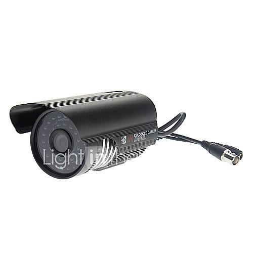 25M CCTV étanche caméra extérieure 1/4 CMOS 36LED de sécurité vidéo avec support de support