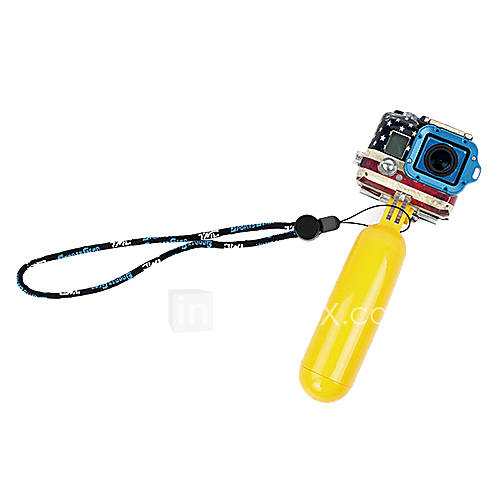 Yellow Bobber Floating Hand Grip for Gopro Camera