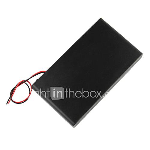 12V 8 x pile AA Box bricolage titulaire cas avec fils / Switch
