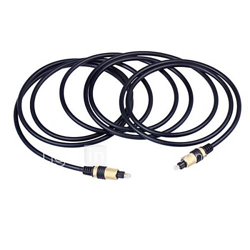 Haute Qualité Toslink mâle vers Toslink mâle optique de fibre optique Câble audio - Noir (300cm)