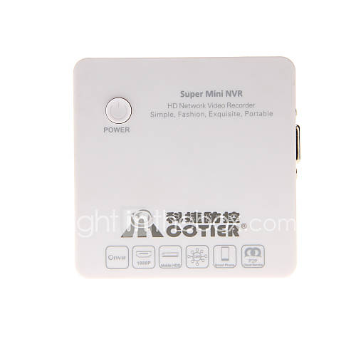 cotier-4 canaux mini-portable hd hdmi enregistreur vidéo réseau p2p nvr (prise en charge ONVIF, 3G, WiFi)