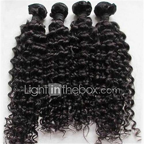 Popular Malaysian Deep Wave Weft 100% Remy Human Hair Mixed Lengths 18 20 22