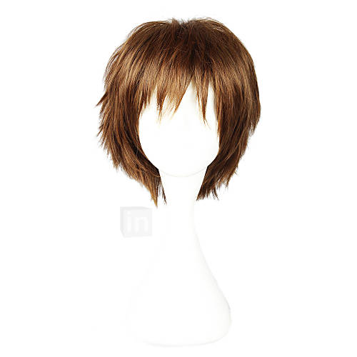 Cosplay Wigs Cosplay Cosplay Brown Short Anime Cosplay Wigs 30 CM Heat