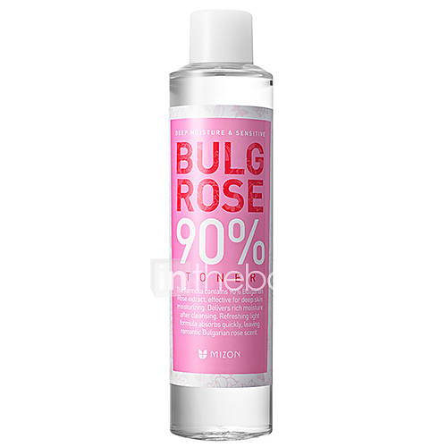 [MIZON] Rose Bulgare 90% 210ml de toner (peau apaisant et hydratant pour la peau sèche ou normale)
