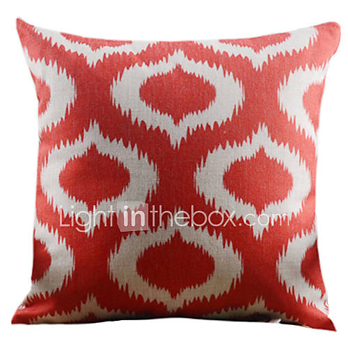 Cotton/Linen Pillow Cover , Geometric Country 1291224 2016 12.99