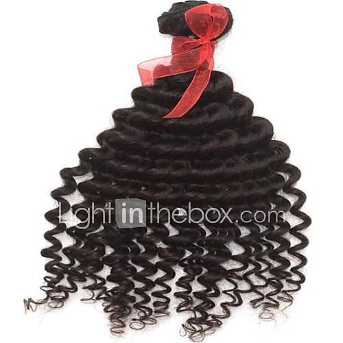 Mixed Lengths 26 28 30 Inch Double D rawn Indian Deep Wave Weft 100% Unprocessed Remy Human Hair Extensions