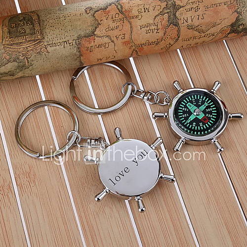 Personalized Compass Keychain Set of 6 1276264 2016 8.99