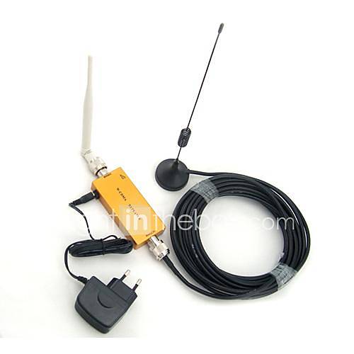  Mini W-CDMA 2100MHz téléphone mobile 3G Signal Booster, W-CDMA 3G répéteur de signal  antenne omnidirectionnelle  Sucker Antenne avec câble de 10m