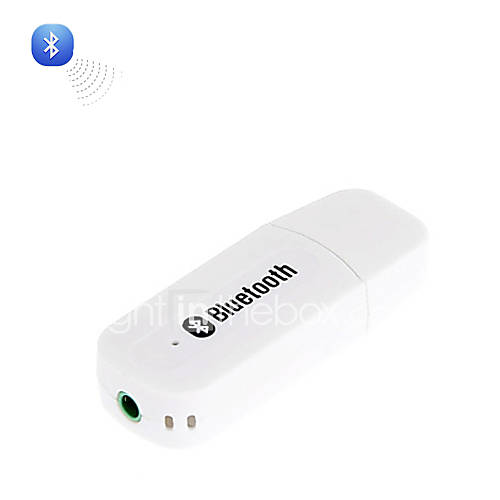 Récepteur Bluetooth V2.0  EDR USB lecteur audio w / 3.5mm mâle à mâle