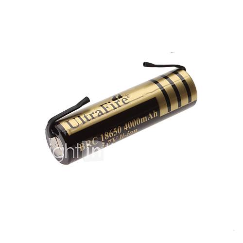 ultrafire 4000mah 3.7v 18650 batterie rechargeable li-ion (1-pack)