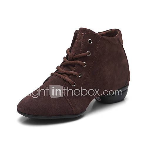 Image de Chaussures de danse(Noir Bleu Marron FuchsiaDaim-Baskets de Danse