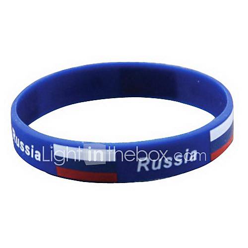 Motif Drapeau de la Russie Coupe du monde 2014 Silicone Wrist Band