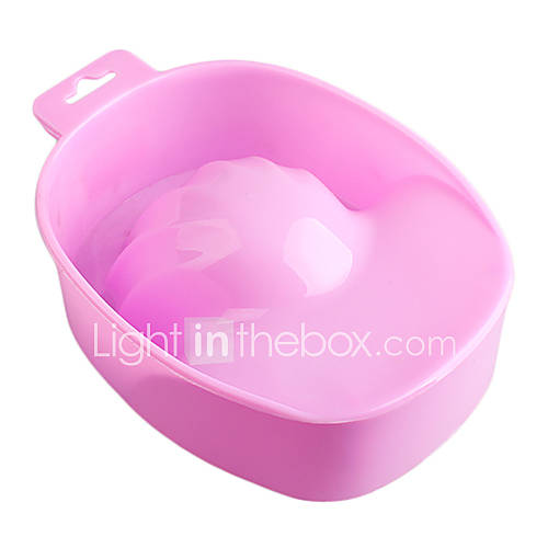 1PCS NEW Style Pink Nail Art Hand Remove Wash Soak Bowl Manicure Tool
