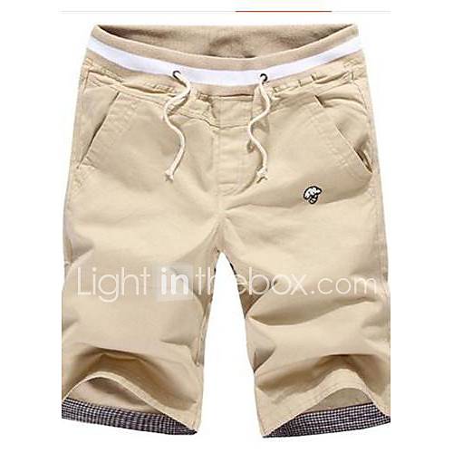 mens blue khaki shorts