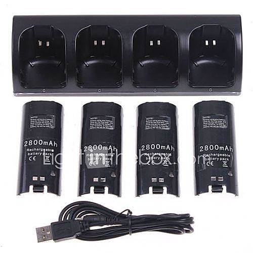 Image de Batteries et chargeurs Pour Nintendo Wii Rechargeable