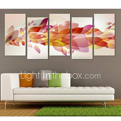 Stretched Canvas Art Gorgeous Color Set of 5 1609283 2016 – $101.99