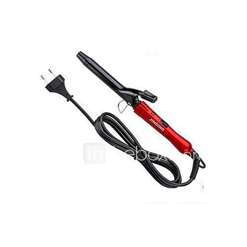 19mm Red Hair Curling Iron 2 Temperature Setting 220V240V with