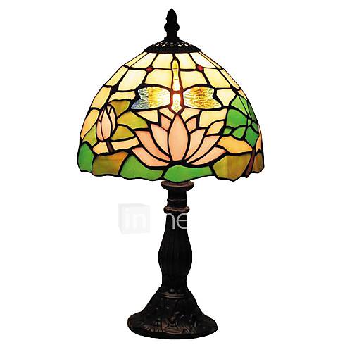 Lampe de bureau pastoral Style & Dragonfly Mini Lumière D08021T