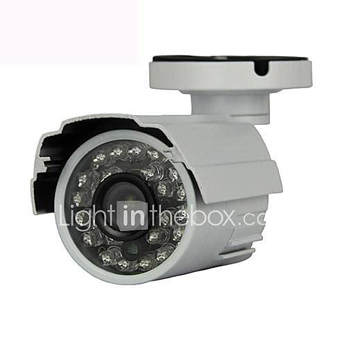 caméra de sécurité à domicile jour CCTV 1/3 Sony CCD 800tvl HD 24IR / nuit étanche balle avec support