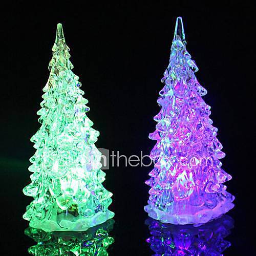 Coway Crystal Christmas Tree Light Colorful LED Night Light Small Tree