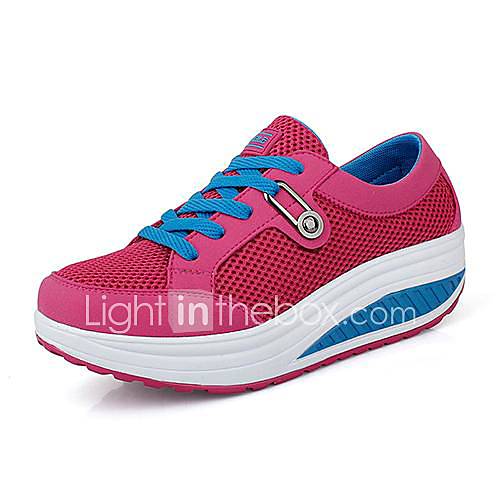 Women's Fitness & Cross Training Shoes Leather Blue/Pink/Gray 1652952