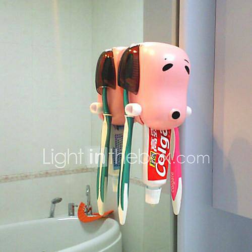 Mini Dog Toothpaste Holder Toothpaste Dispenser Toothpaste Squeezer,Plastic