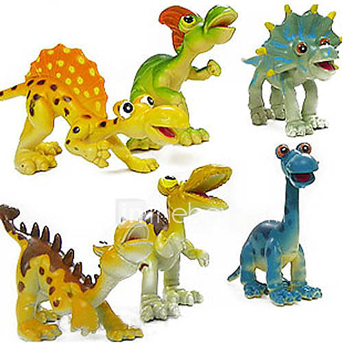 6 pack modèle petits dinosaures costume Figurines jouet