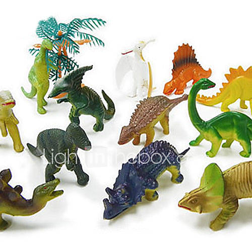 L'action modèle 12 dinosaures pack costume chiffres jouet