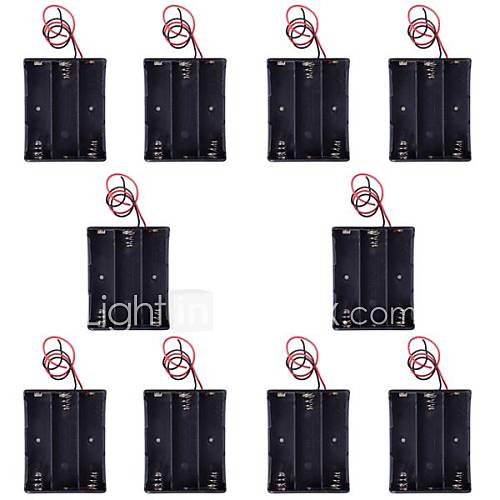 hotsale CM01 professionnel bricolage capless 3 x 18650 support de la pile de boîte de caisse de plomb / ligne (10 pcs)