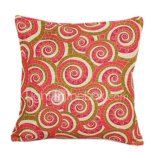Cotton/Linen Pillow Cover / Pillow With Insert , Paisley Country