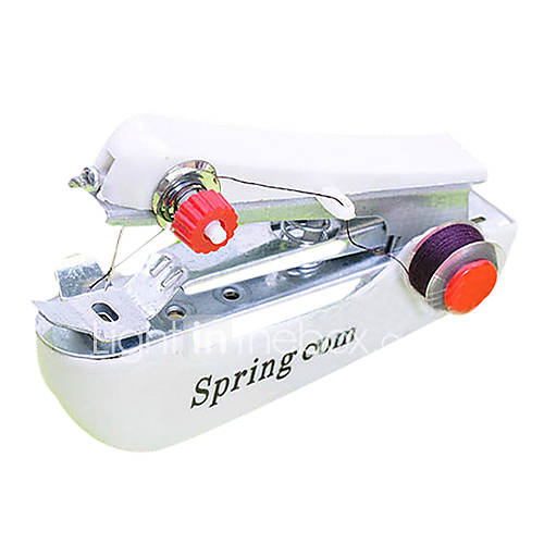 White Portable Mini Manual Sewing Machine
