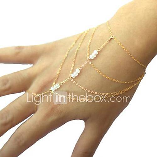 Women's Fashion Hand Chain Ring Bracelet 1826083 2016 4.99