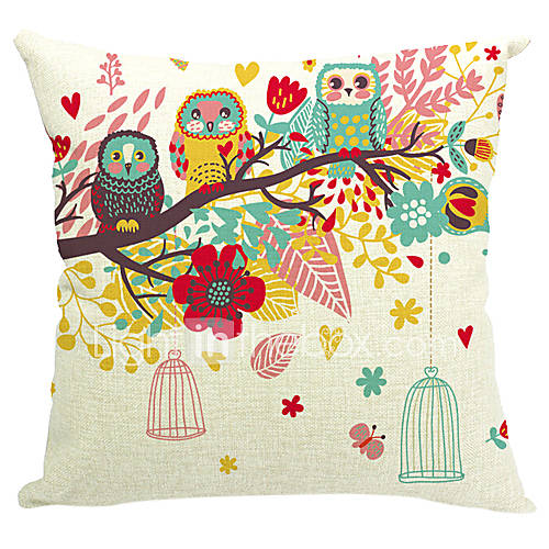 Cotton/Linen Pillow Cover , Nature Modern/Contemporary 1756801 2016