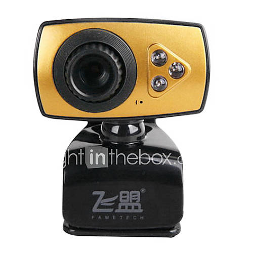 f10 haute définition microphone de vision nocturne webcam 10 mégapixels