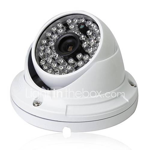 vanxse armure de couleur blanche cmos caméra de sécurité de dôme HD 900tvl IR-cut d / n caméra de surveillance surveillance 3.6mm 48ir